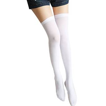 FUNOC Fashion Sexy Womens Over Knee Thigh High Stockings Socks