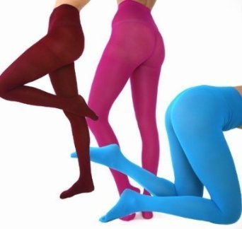 Microfiber Footed Tights - We Love Colors