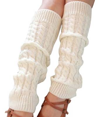 Ninimour- Women's Winter Knit Crochet Leg Warmers Legging