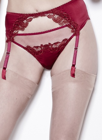 Scarlet Suspender Belt