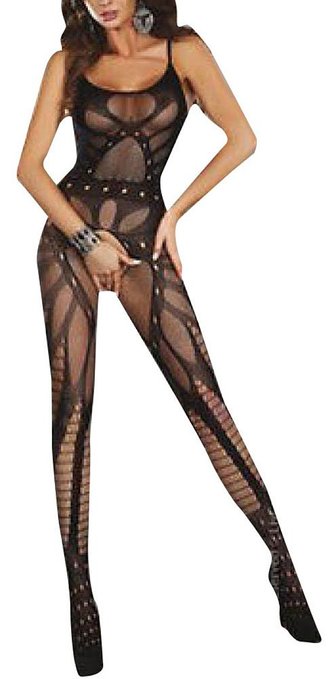 Sexy Fishnet Open Crotch Body Stocking Bodysuit Nightwear Lingerie Dress