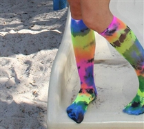 Splash Color Knee Highs