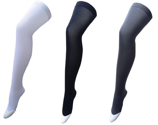 AM Landen&reg; Ladies' Thigh High Opaque Socks Many Colors Available
